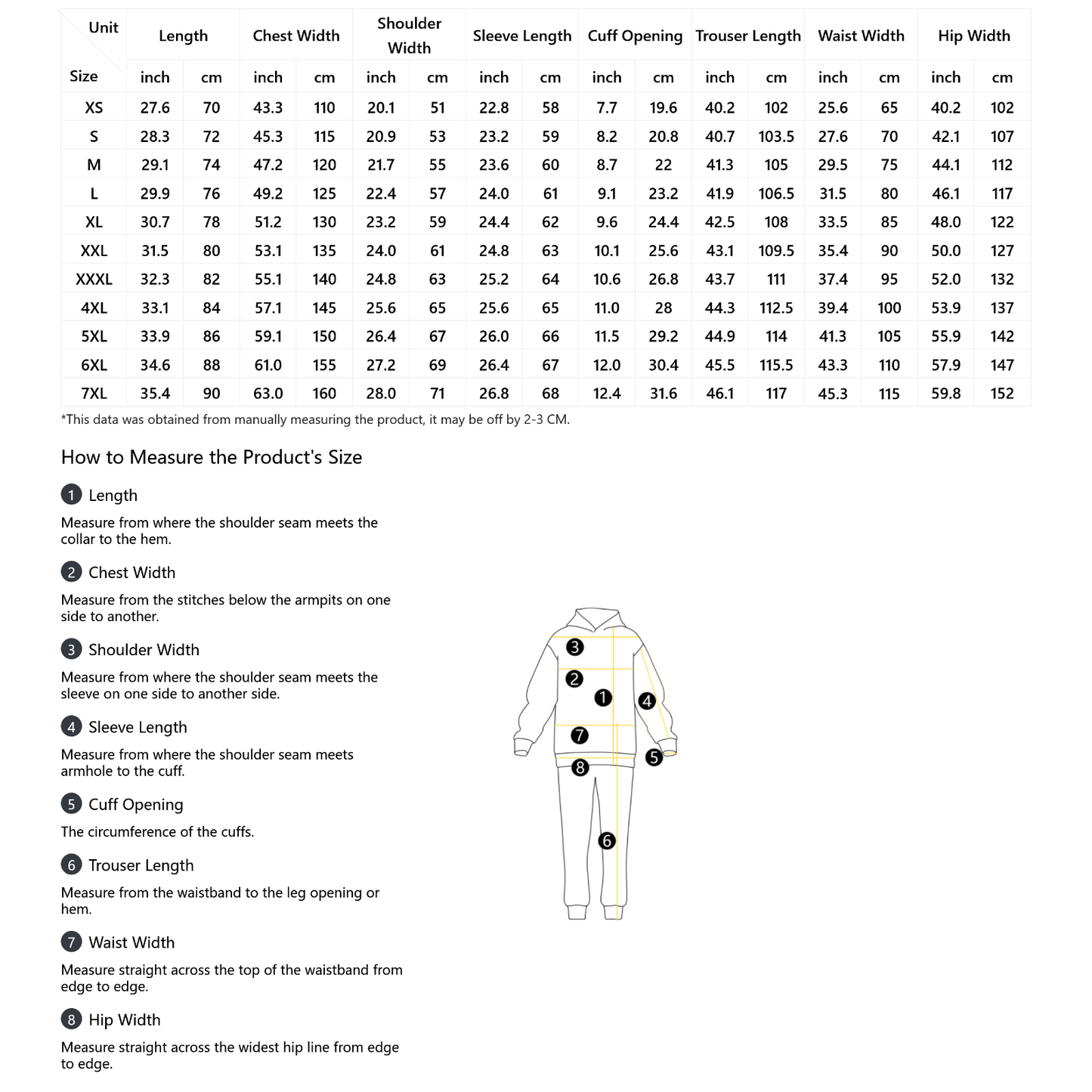 All-Over Print Unisex 2 Piece Outfits Hoodie Sets