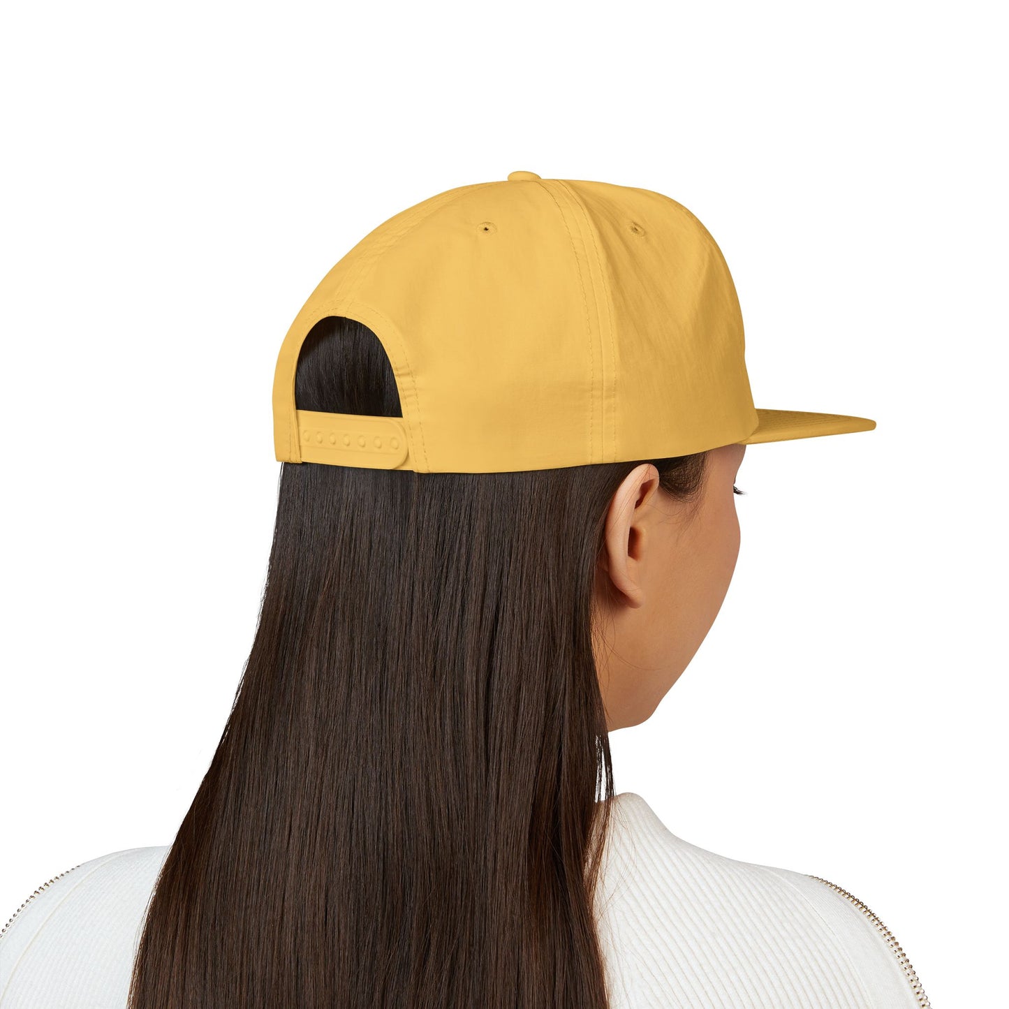 Surf Cap — 'Friends Over Foes' Embroidered Logo Snapback Hat