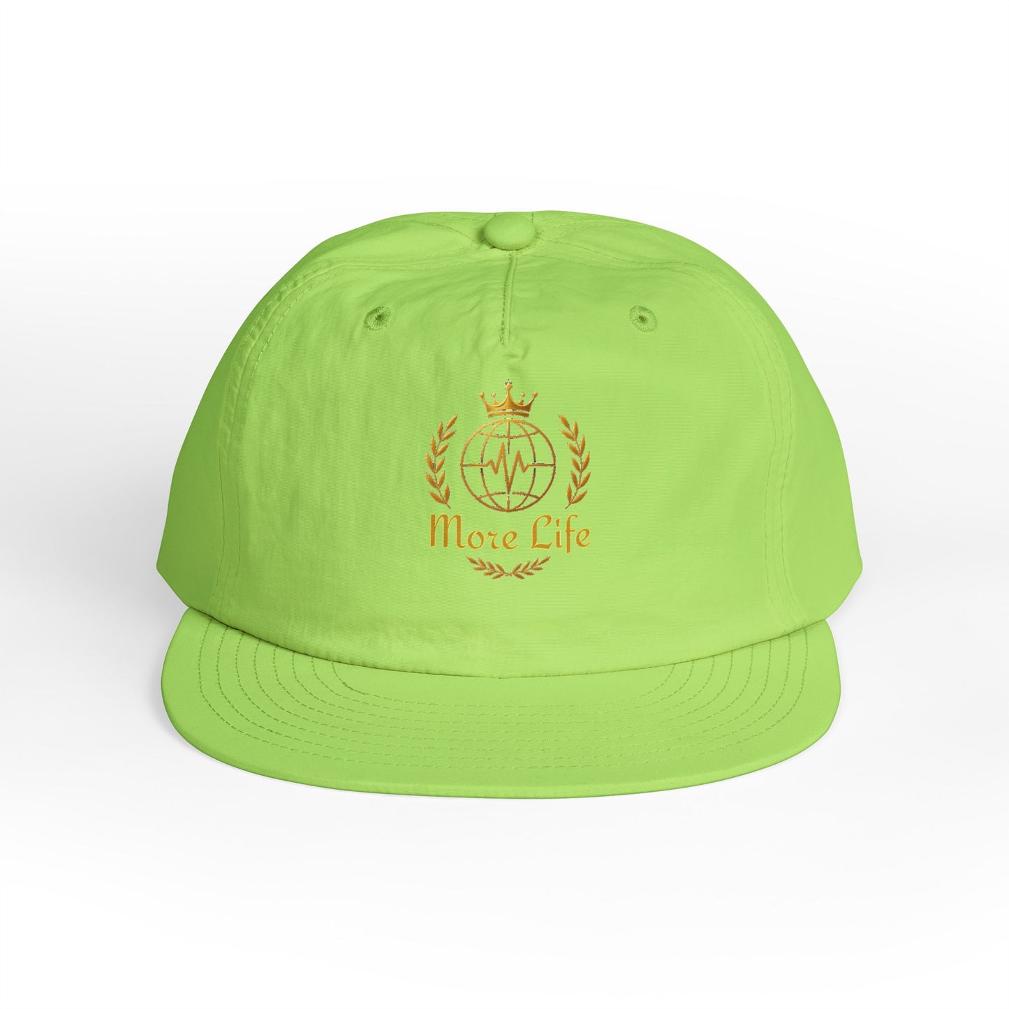 Surf Cap — 'Friends Over Foes' Embroidered Logo Snapback Hat