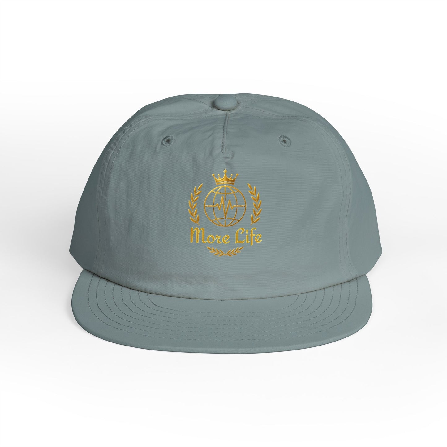 Surf Cap — 'Friends Over Foes' Embroidered Logo Snapback Hat