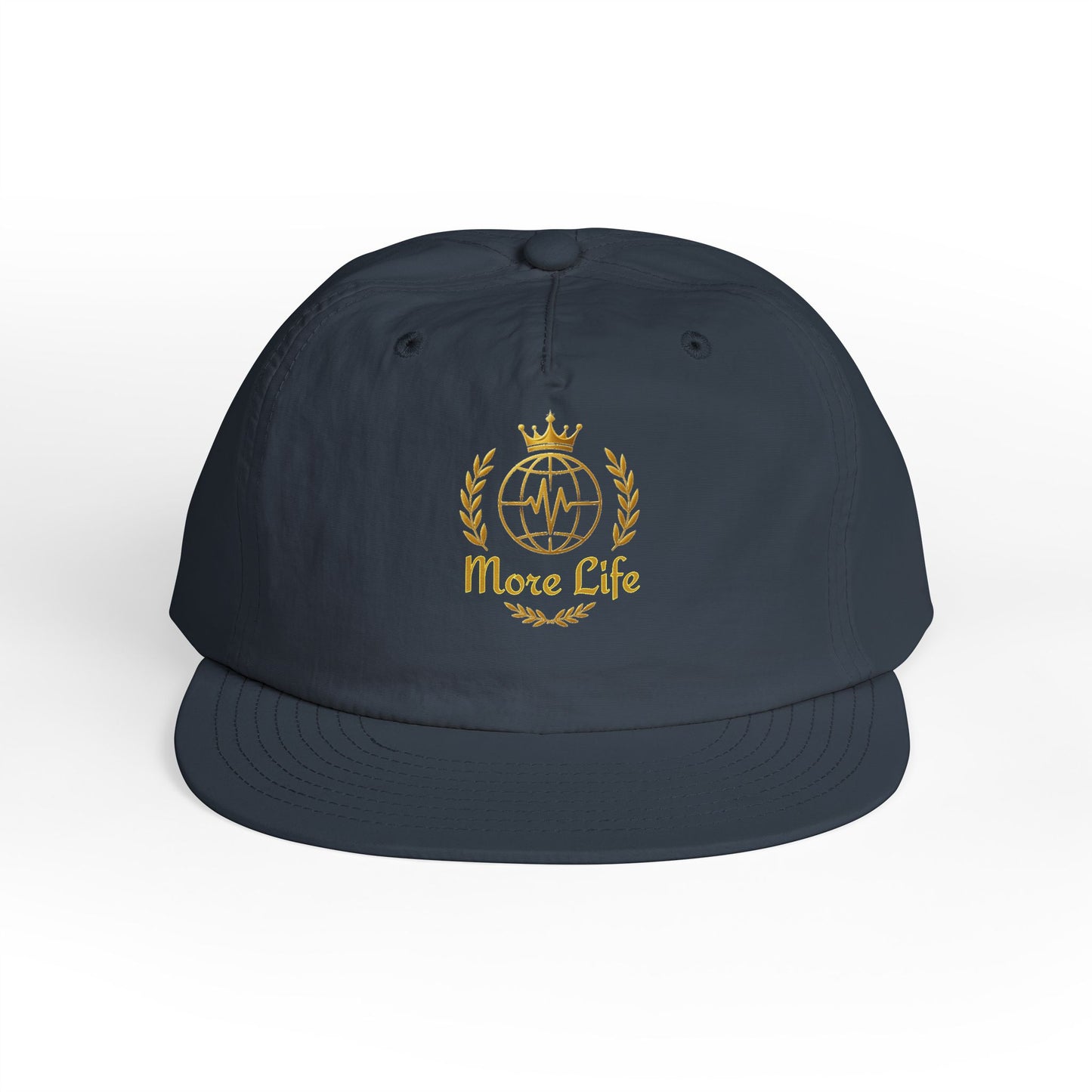Surf Cap — 'Friends Over Foes' Embroidered Logo Snapback Hat