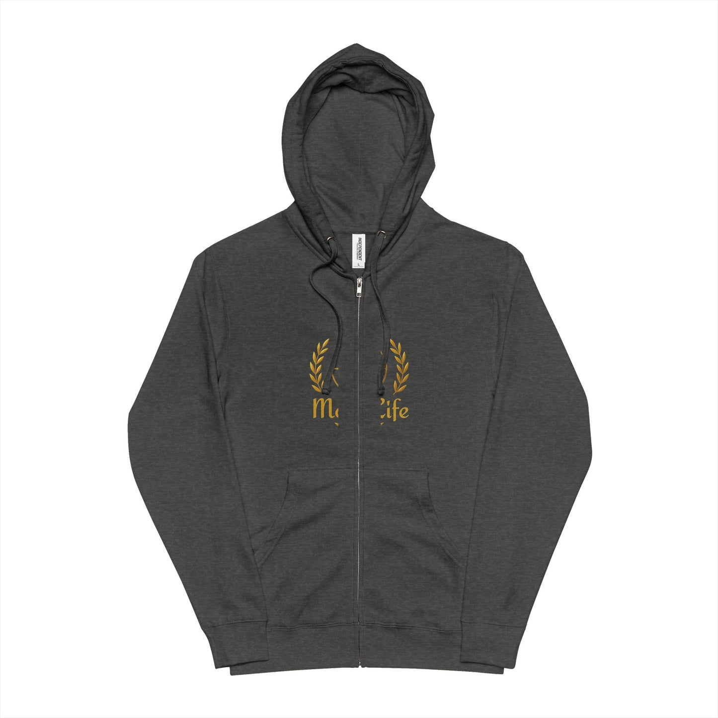 Unisex Fleece Zip Up Hoodie