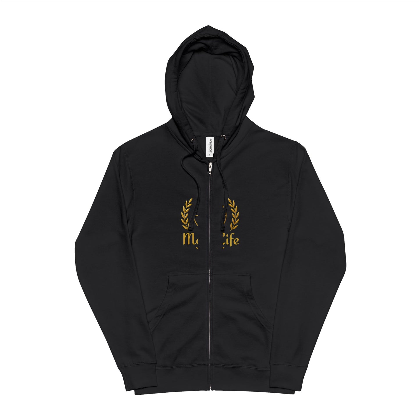 Unisex Fleece Zip Up Hoodie