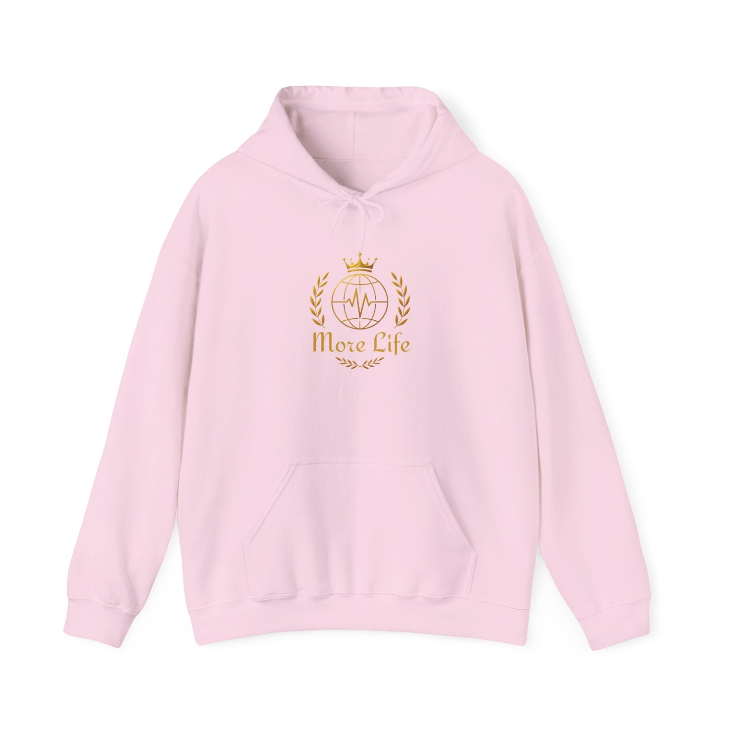 Hoodie — 'More Life' Gold Crown Emblem Pullover