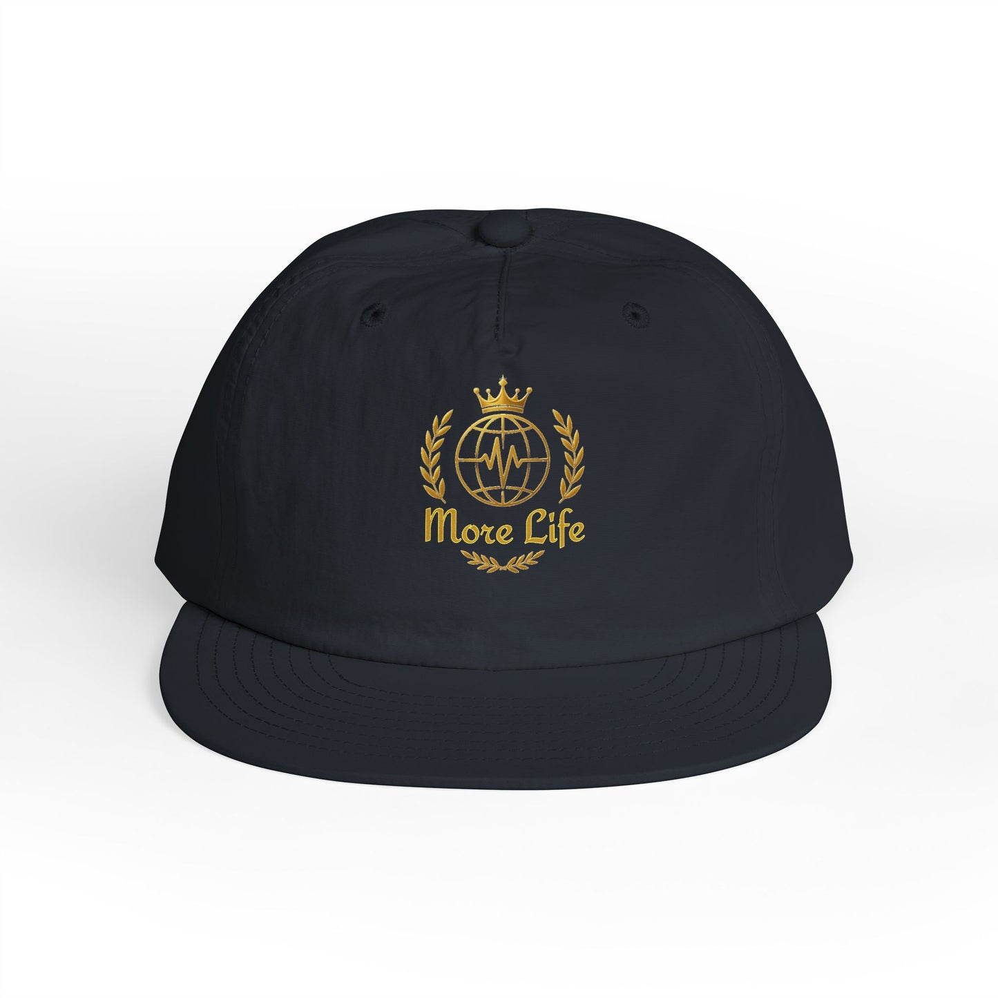 Surf Cap — 'Friends Over Foes' Embroidered Logo Snapback Hat