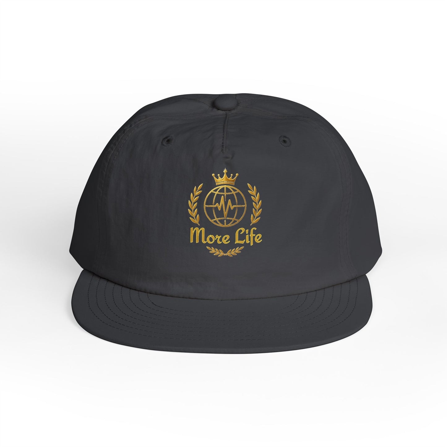 Surf Cap — 'Friends Over Foes' Embroidered Logo Snapback Hat