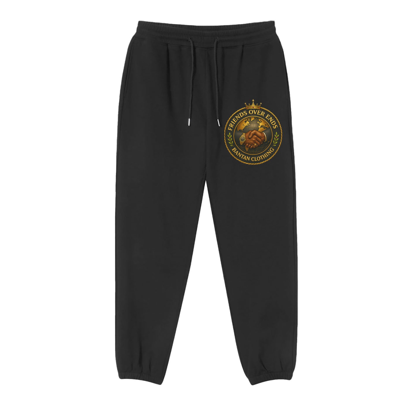 Men's Elastic Waist Cotton Joggers