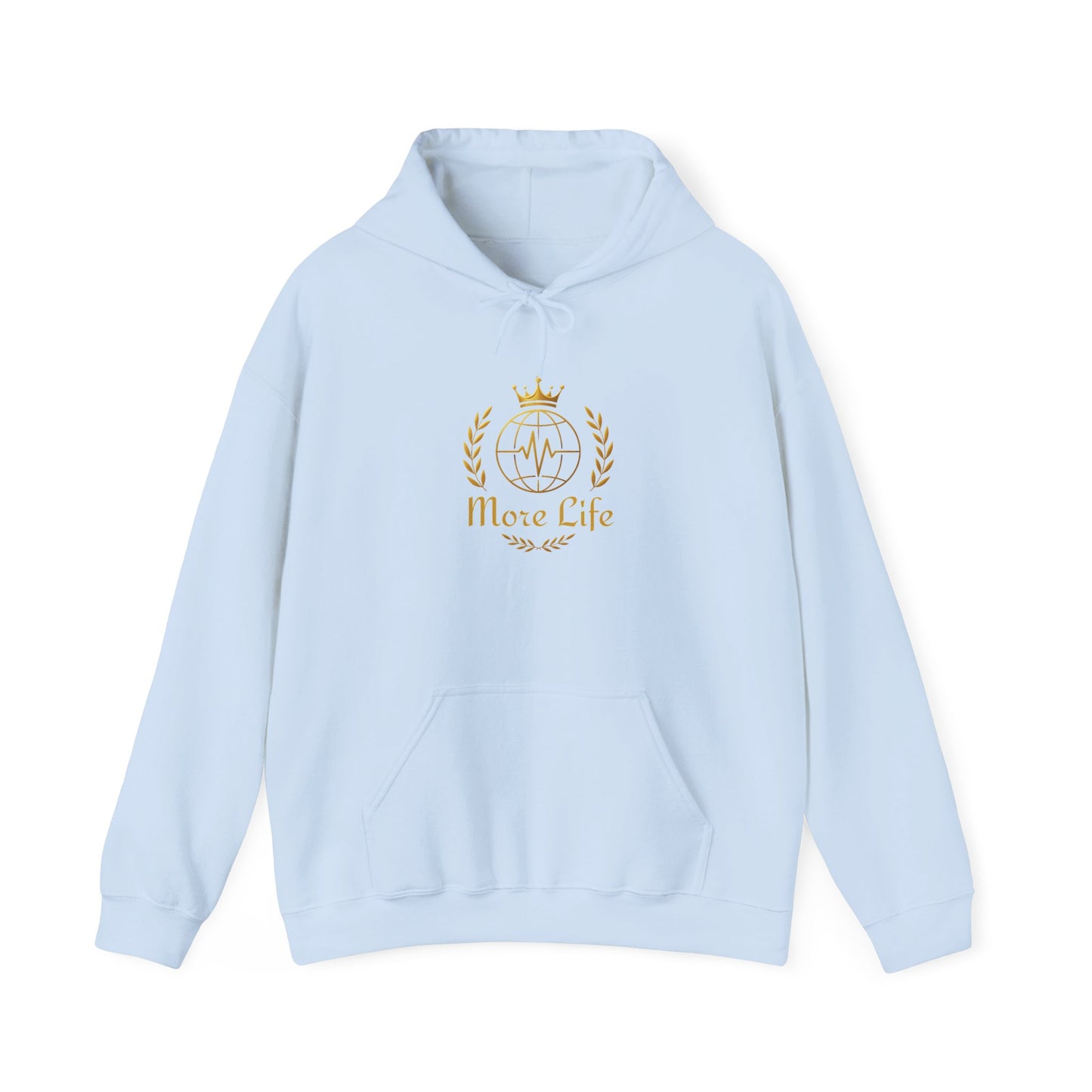 Hoodie — 'More Life' Gold Crown Emblem Pullover