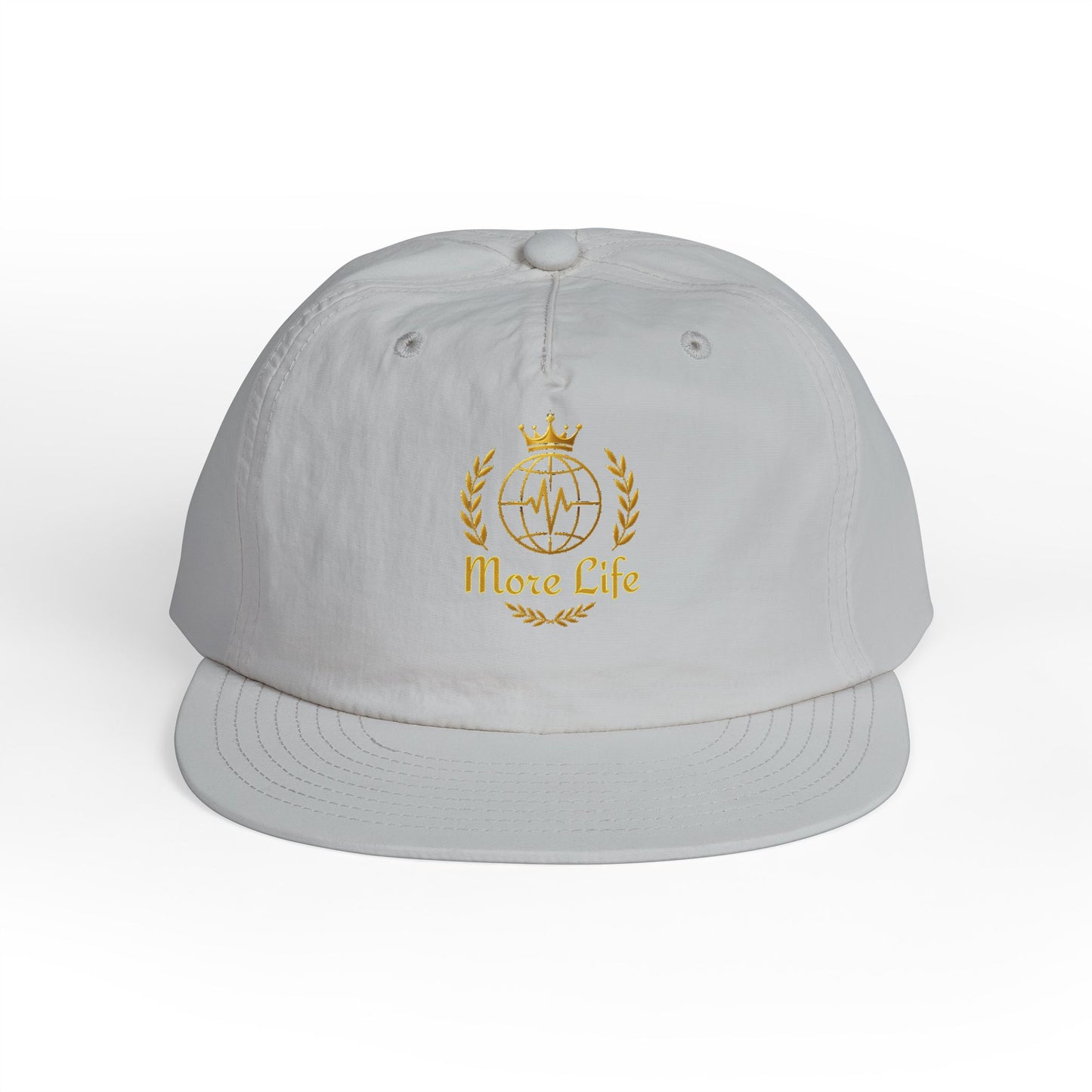 Surf Cap — 'Friends Over Foes' Embroidered Logo Snapback Hat