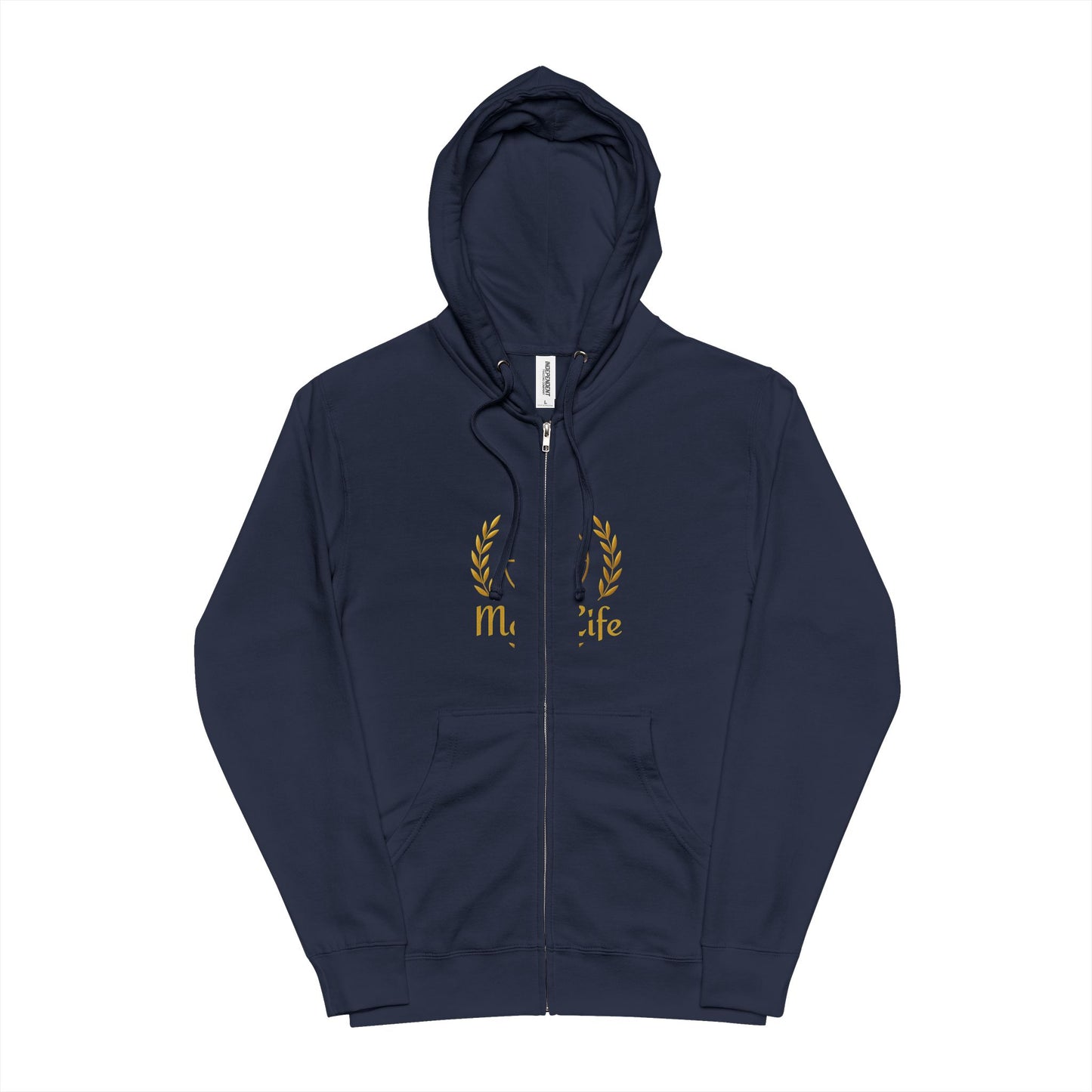 Unisex Fleece Zip Up Hoodie