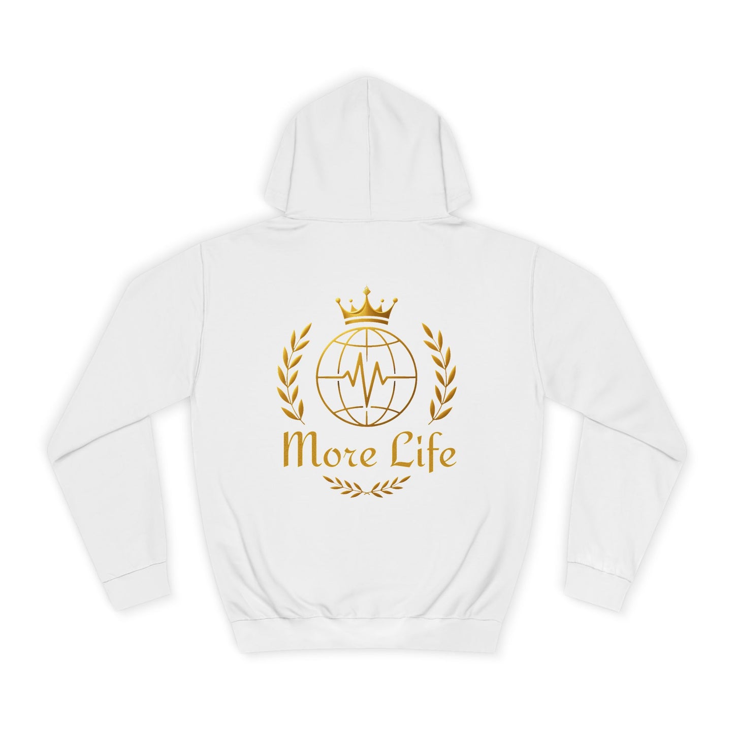 Hiker Emblem Hoodie — 'Friends Over Fans' Outdoor Adventure Pullover