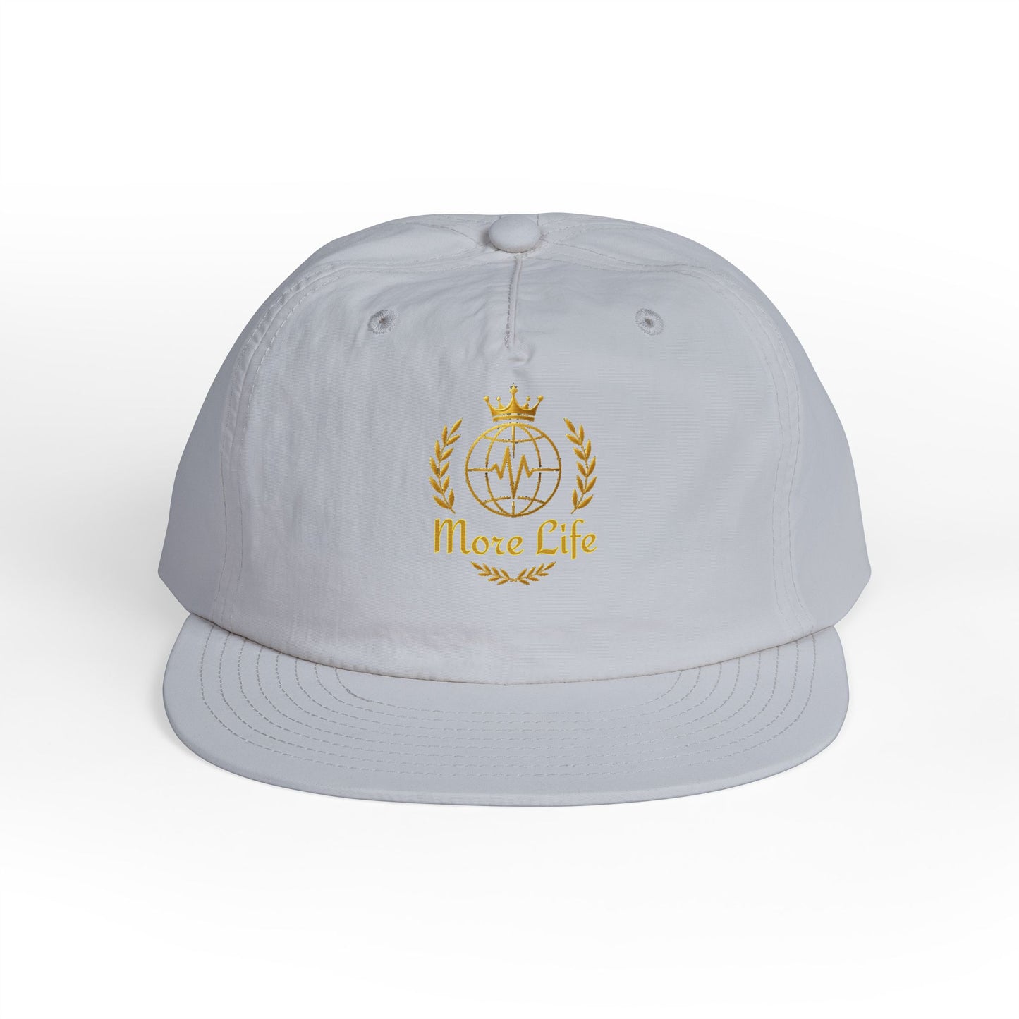 Surf Cap — 'Friends Over Foes' Embroidered Logo Snapback Hat