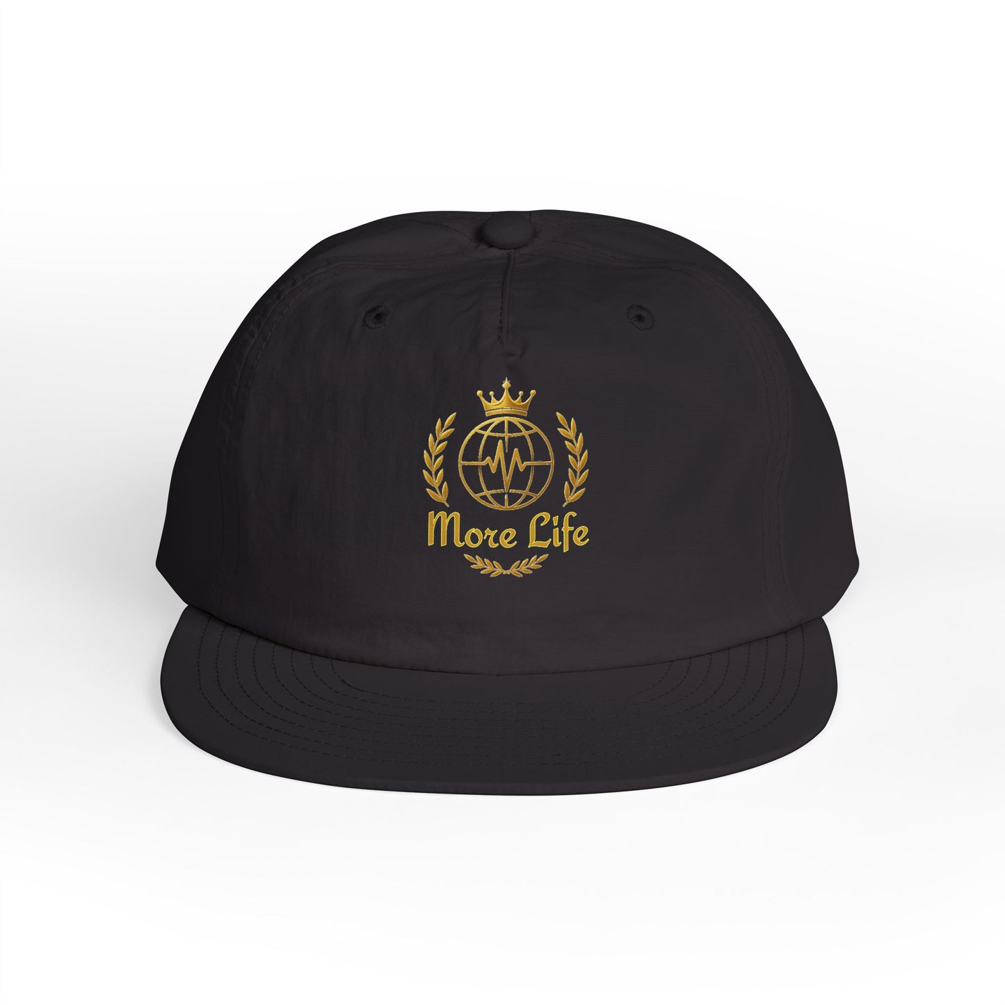 Surf Cap — 'Friends Over Foes' Embroidered Logo Snapback Hat